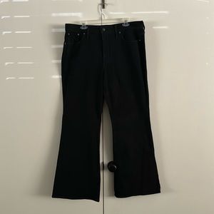 Madewell black flare jeans